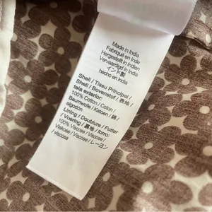 J. Crew Drop-waist cotton poplin mini dress in mocha floral Size 10 New thumbnail 8