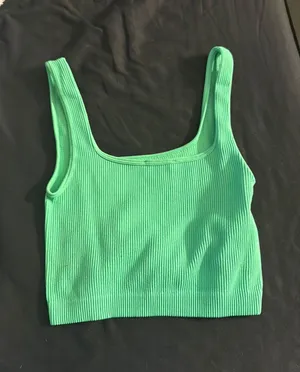 ZARA Green Crop Top Women’s thumbnail 2