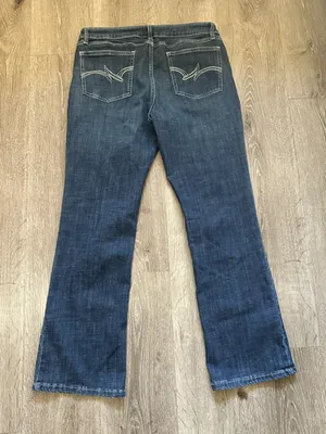 Wrangler Blue Wide Leg Denim Jeans size 11x30 thumbnail 3