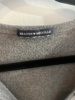 Brandy Melville Gray Lightweight Sweater thumbnail 2