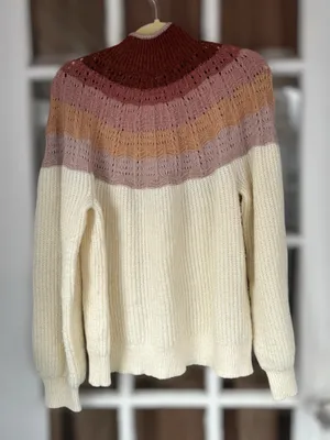 Maurice's Women's XXL Plus Size Ombré Mockneck Pullover Sweater Cozy Fall Chic thumbnail 3
