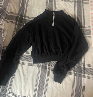 Forever 21 Cropped Quarter Zip thumbnail 1