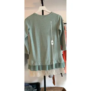LOGO lounge XXS lace trim blouse green thumbnail 5