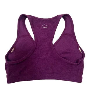 Beyond Yoga Sports Bra Lift Your Spirit Spacedye Aubergine-Beet Racerback Size S thumbnail 4