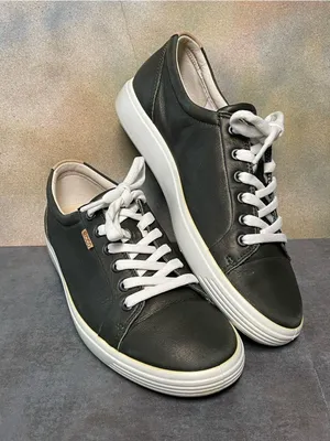 Ecco Soft 7 Women's Deep Green Leather Sneakers Size 10 thumbnail 14
