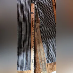 Wide-Leg Striped Pants – Size Small thumbnail 6