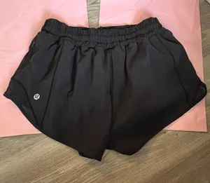 Black Lululemon Hotty Shorts Hot 2.5" thumbnail 2
