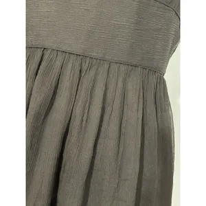 J. Crew 6 Juliet Brown Silk Chiffon Sleeveless Cocktail Dress thumbnail 3
