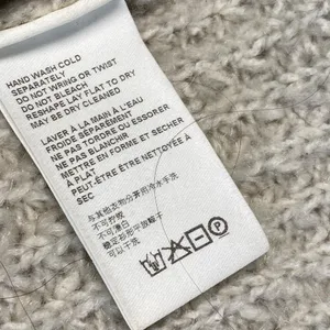 Anthropologie‎ Open Knit Cardigan Waffle Knit Cozy Layering Neutral Size M thumbnail 3