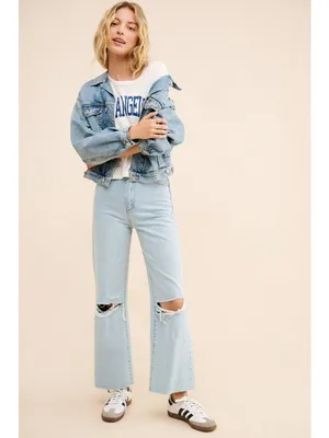 ROLLAS Light Wash Heidi Jeans Size 30 NEW NWT thumbnail 3