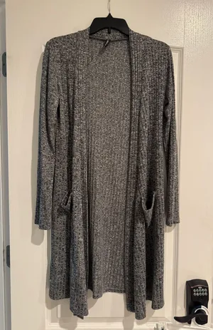 long cardigan Gray Size M thumbnail 1