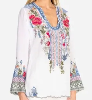 “Millie” Blouse. *sold out in stores* $260 MSRP. Wheat Color. NWT thumbnail 5