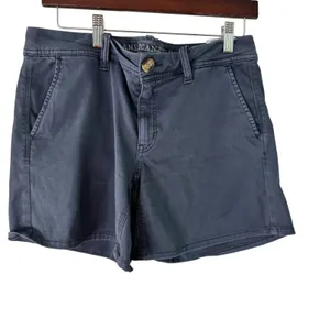 American Eagle Outfitters Super Stretch MIDI Shorts Womens‎ Size 10 Blue thumbnail 2