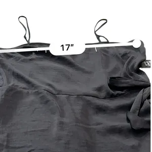 Express Black Ruffle Square Neck Wrap Mini Dress Womens Large NWT Tie Waist thumbnail 12
