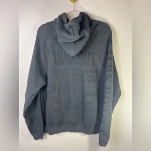 Taylor Swift UNISEX Official Merch Eras Tour Dark Gray Graphic Hoodie Sz M thumbnail 5