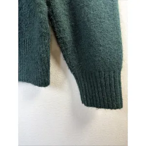 Madewell Women's Dillon Mockneck Sweater Medium Item NC649 green quiet luxury thumbnail 4