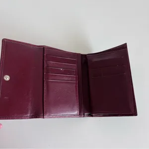 Kate‎ Spade Vintage Tri-fold Blue Brown Striped Wallet thumbnail 5