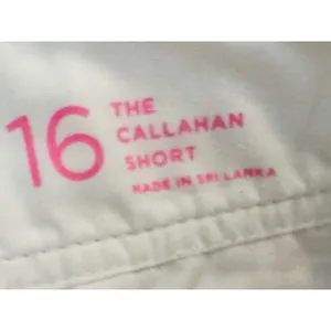 Lilly Pulitzer Callahan Shorts White Cotton Resort Coastal Preppy Yacht Size‎ 16 thumbnail 5