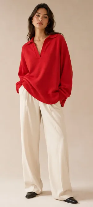 Aerie Oversized Sweater  thumbnail 1