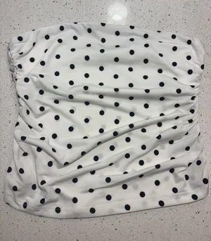 Wild Fable Polka Dot Strapless Tube Top thumbnail 1