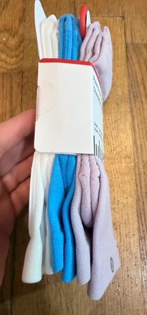 Lululemon Power Stride Socks Crew Length 3 Pack White thumbnail 1