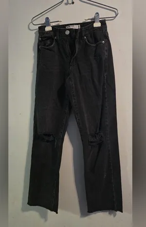 Garage Black Distressed Women Jeans thumbnail 1