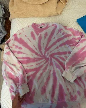Pink Tye Dye Sweatshirt  thumbnail 3