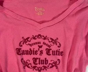 Pink Crop Top Size XXS thumbnail 3