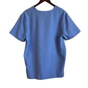 Scrubstar Women Scrub Top M Blue‎ Medical Uniform Nurse Workwear Dental Casual thumbnail 3