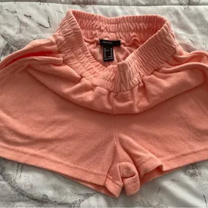 Forever 21 orange athletic cotton paperbag athleisure shorts, size XS loungewear thumbnail 7