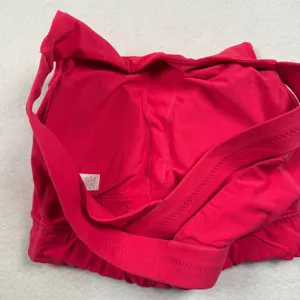 Athleta Deep Breathe Bralette Sports‎ Bra Womens Medium Pink Crisscross Back thumbnail 5