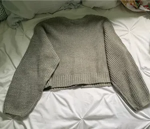 H&M Cropped Cardigan Sweater thumbnail 2