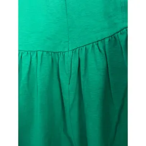 J.Crew Womens Kelly‎ Green Sleeveless Fit and Flare Textured Slub Knit Dress M thumbnail 4