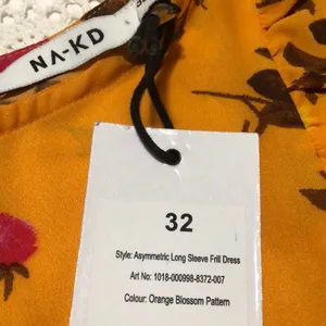 NA-KD Saffron Floral Dream Asymmetric Dress size 2 NEW thumbnail 7