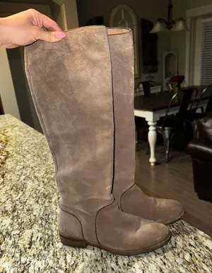 UGG Gracen Mouse Suede Knee High 1989s Boots thumbnail 1