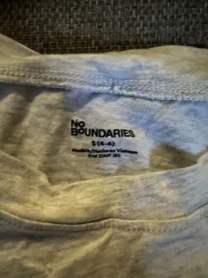 No Boundaries Grey Cropped Tee thumbnail 2