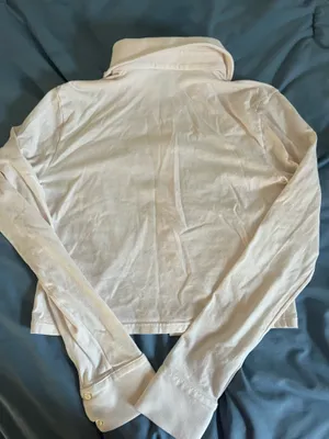 Light pink collared brandy Melville top thumbnail 3