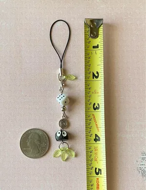 Handmade Kawaii y2k dangle phone charm/strap/bag accessory/keychain/car display⭐️🌀🍬💕 thumbnail 7