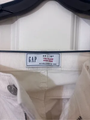 GAP White Wide-Leg Jeans thumbnail 2