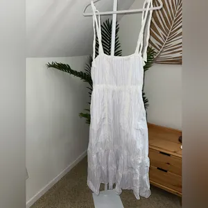 LoveShackFancy Ayala Tiered‎ Midi Dress 6 thumbnail 7