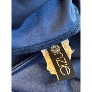 Onzie Womens High Rise Shiny Royal Blue Activewear Leggings Size XS Made in USA thumbnail 3