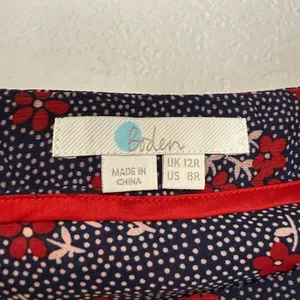 Boden Coraline Floral Ruffle Midi Skirt Boho Flowy Size 8 thumbnail 5