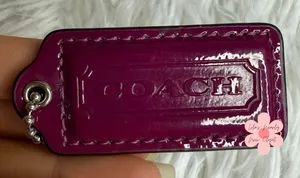 2" COACH Fob Bag Charm Hang tag Hangtag thumbnail 1