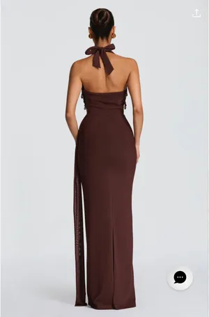 Brown Babyboo Maxi Dress thumbnail 3