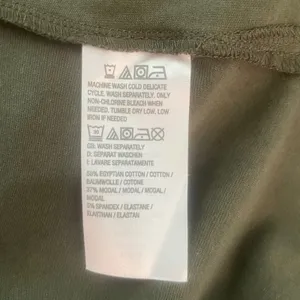 Belle by Kim Gravel Mock Neck‎ Tunic Large Olive Green Soft Flowy Layering Basic thumbnail 7