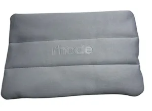 Rhode Light Gray Bubble Bag Puffy Quilted Makeup Travel Bieber Reusable Zip thumbnail 1