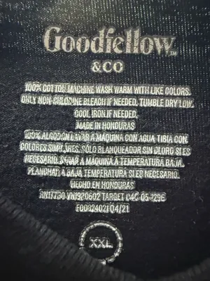 Goodfellow & Co Men's Black V-Neck T-Shirts Short Sleeve Size XXL thumbnail 2