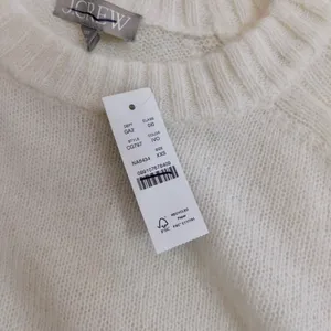 NWT!! J. CREW High Rib Pullover Sweater Wool Alpaca Solid‎ Ivory Minimalist XXS thumbnail 13