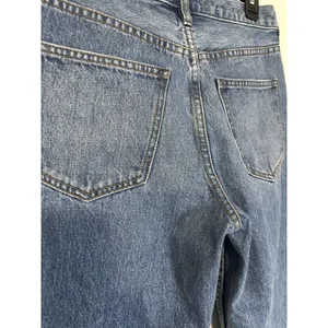 Free People Release Boot Cut Jeans Size 28 Raw Hem High Rise‎ Crop Y2K Frayed thumbnail 13