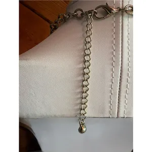Vintage Teal, Green & Yellow Moon Pendant Necklace thumbnail 5